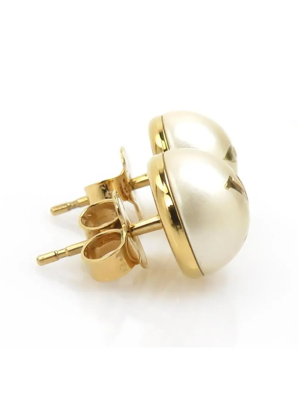 Auth Louis Vuitton Pierce Earrings #302880L37B